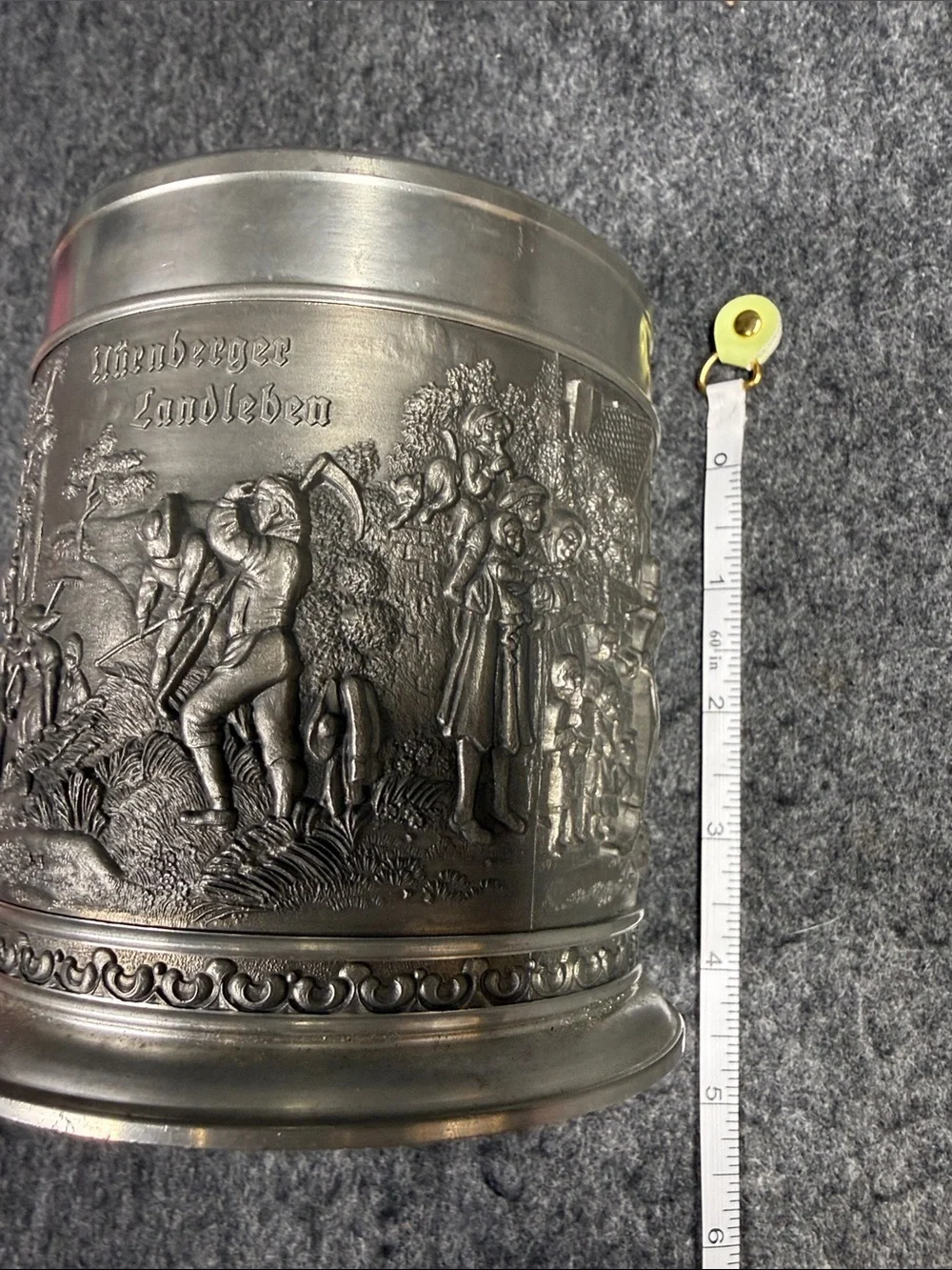 Pewter-Style Decorative Planter in Silver